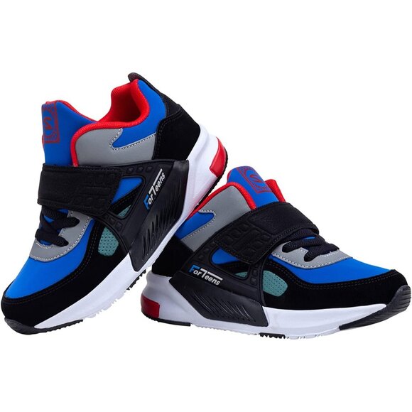 Kids Blue Lightweight Tennis Athletic Casual Running Shoes Breathable Sneakers - Picture 2 of 7